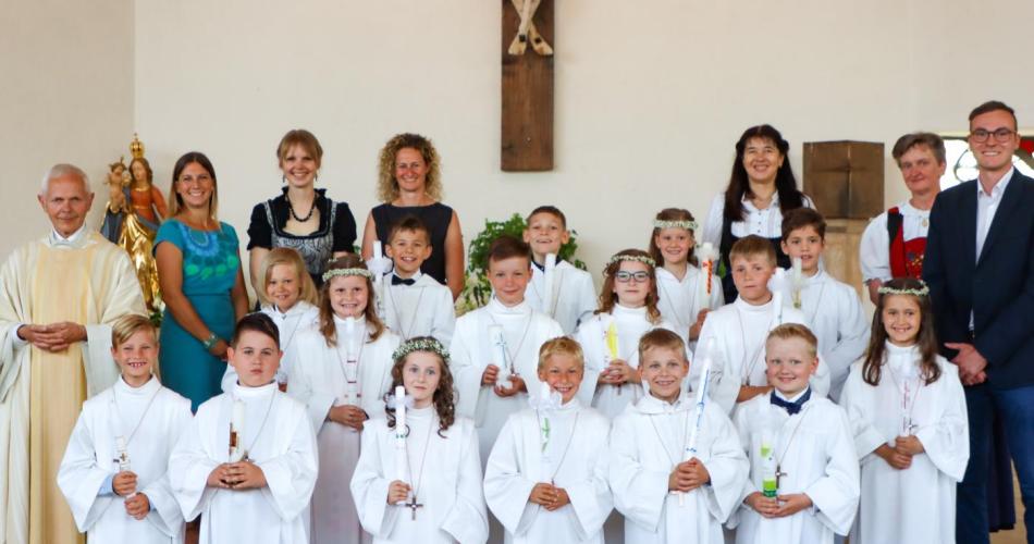 Erstkommunion Gruppenfoto