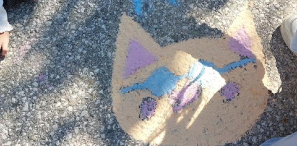 Straßenkreidenmalaktion