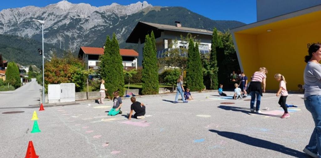 Straßenkreidenmalaktion